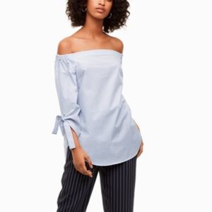 Aritzia Babaton off the shoulder blouse